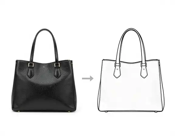 Product-to-Coloring Page Conversion